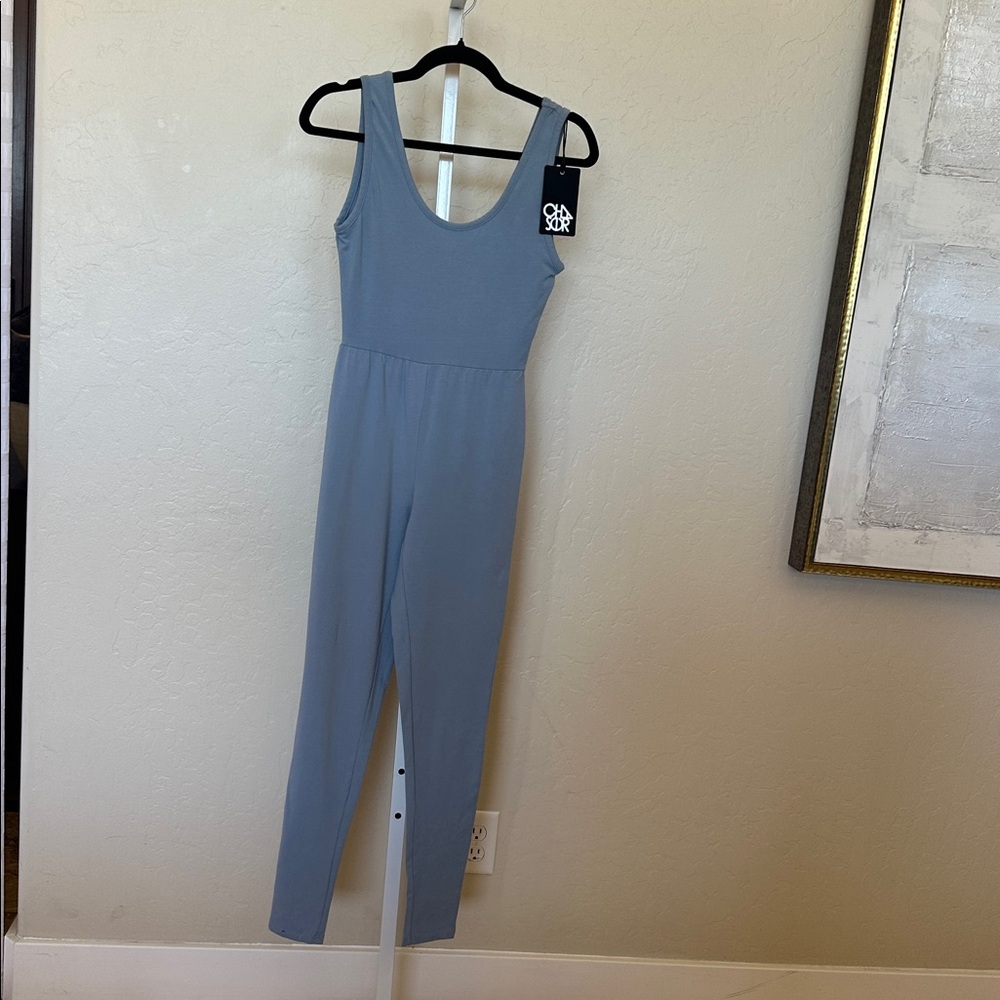 NWT Chaser small Blue Sleeveless Bodysuit